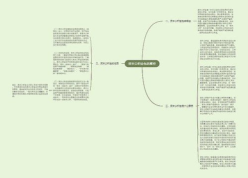 资本公积金包括哪些