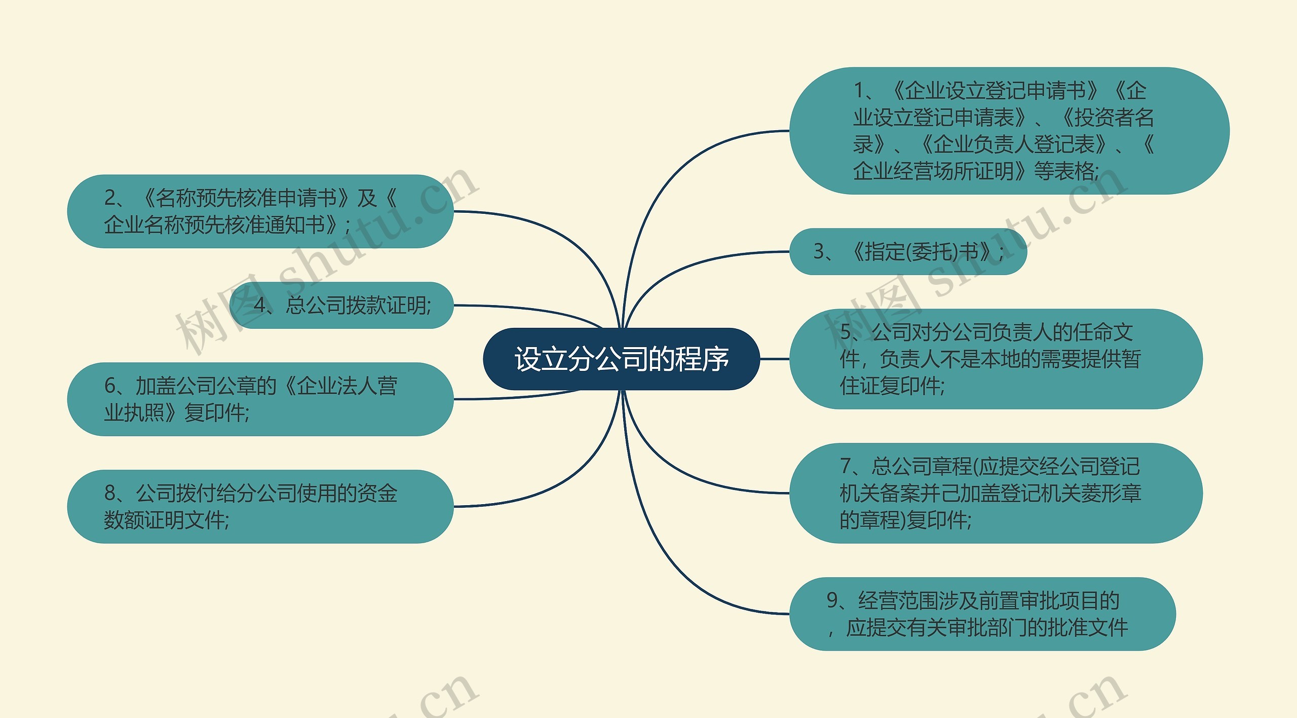 设立分公司的程序