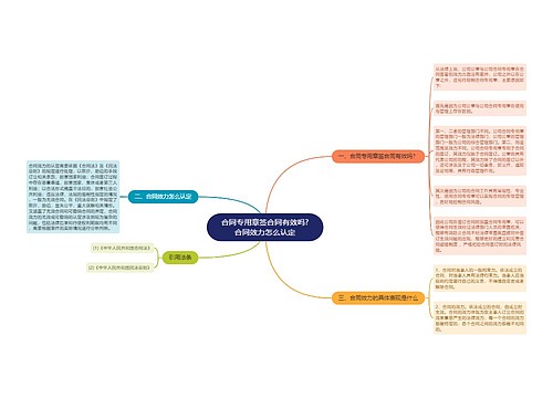 合同专用章签合同有效吗?合同效力怎么认定