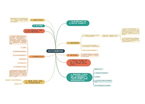 设立子公司的操作流程