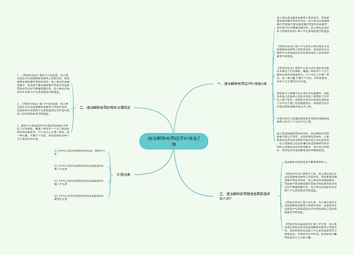 违法解除合同经济补偿金2倍