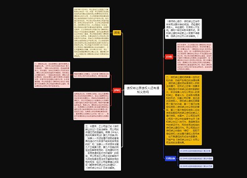 债权转让原债权人还有通知义务吗