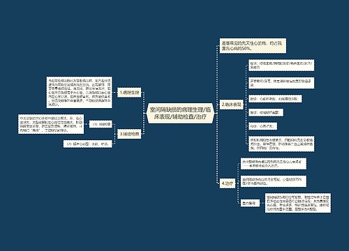 室间隔缺损的病理生理/临床表现/辅助检查/治疗