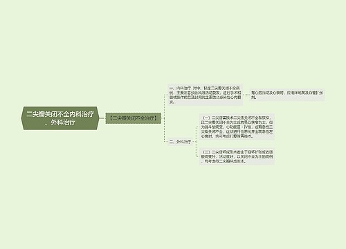 二尖瓣关闭不全内科治疗、外科治疗