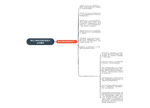 新生儿神经反射的检查方法有哪些