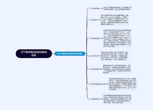 支气管哮喘实验室和其他检查