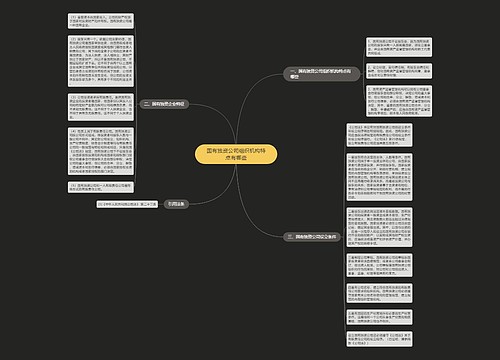 国有独资公司组织机构特点有哪些