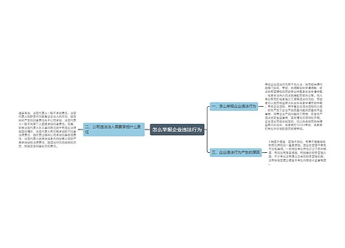 怎么举报企业违法行为