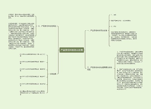 产品责任纠纷怎么处理