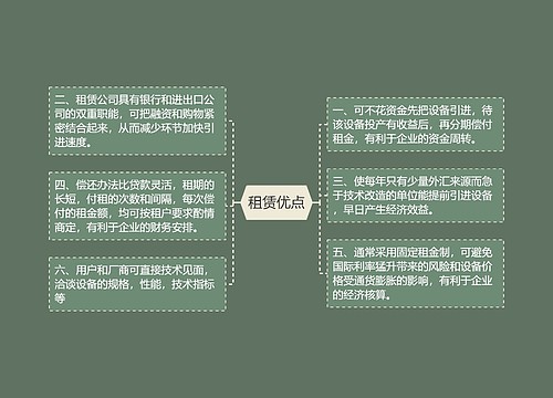 租赁优点