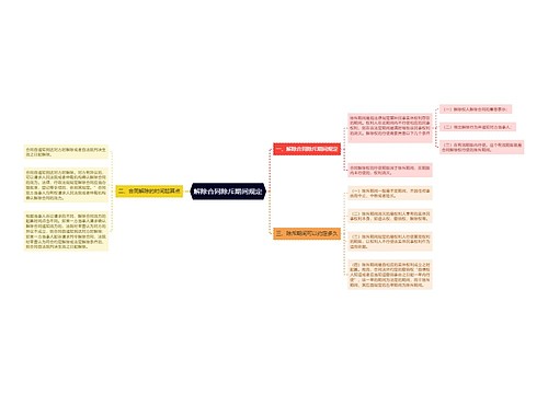 解除合同除斥期间规定