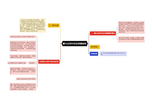 赠与合同中的任意撤销权