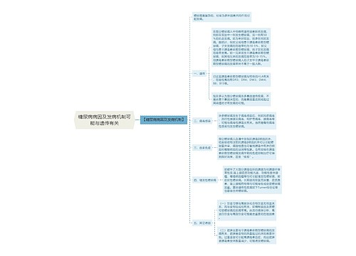 糖尿病病因及发病机制可能与遗传有关