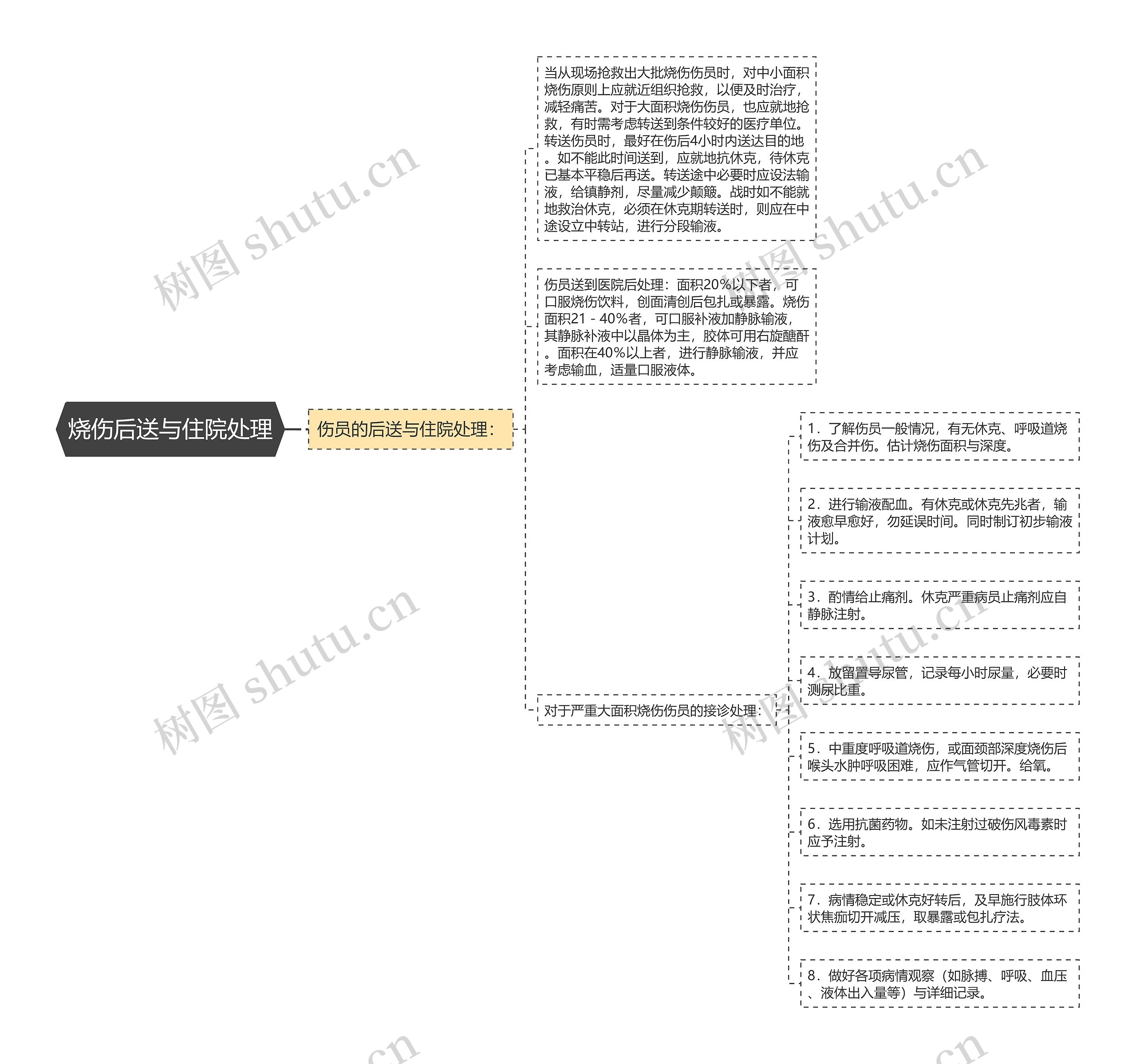 烧伤后送与住院处理 烧伤后送与住院处理