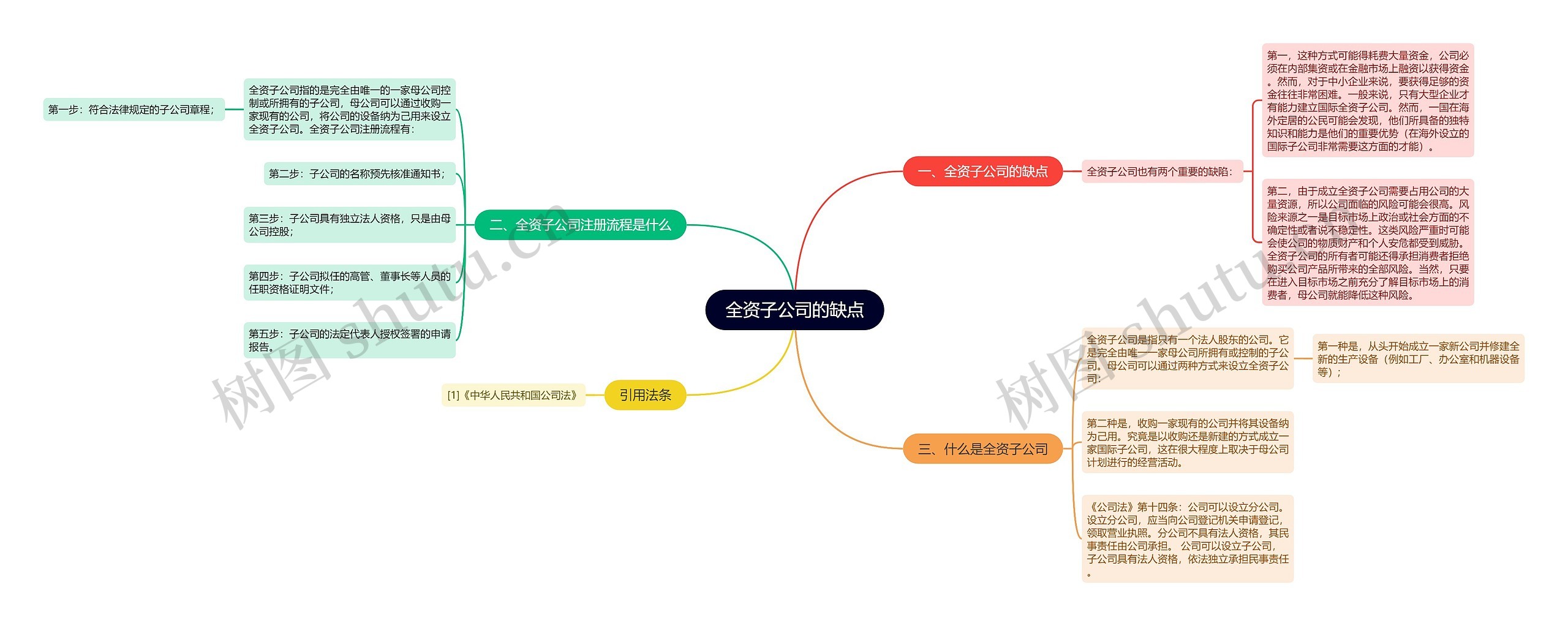 全资子公司的缺点