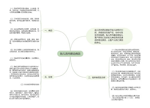 胎儿宫内窘迫病因