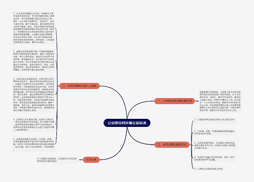 公安部合同诈骗立案标准