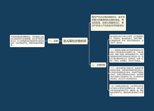 胎儿臀位分娩机转