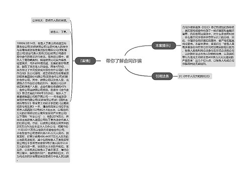 带你了解合同诈骗