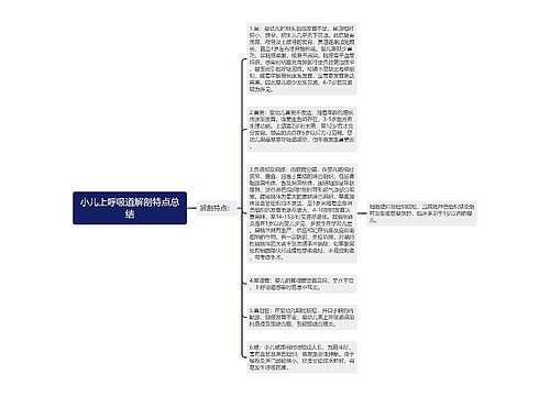 小儿上呼吸道解剖特点总结