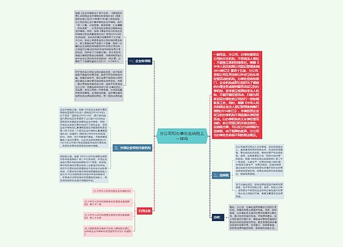 分公司和办事处在纳税上一样吗