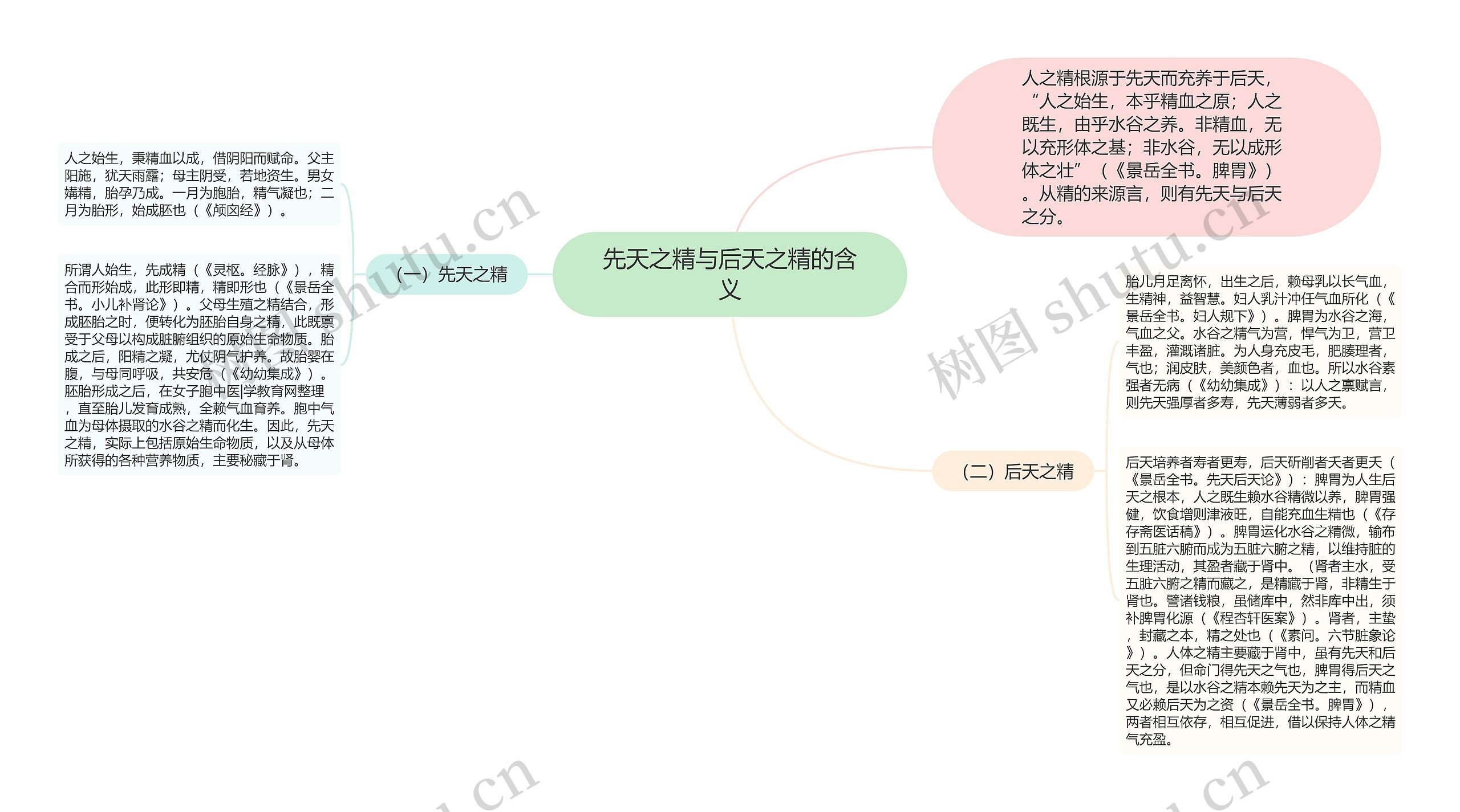 先天之精与后天之精的含义