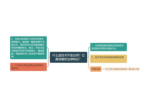 什么是技术开发合同？它具有哪些法律特征？