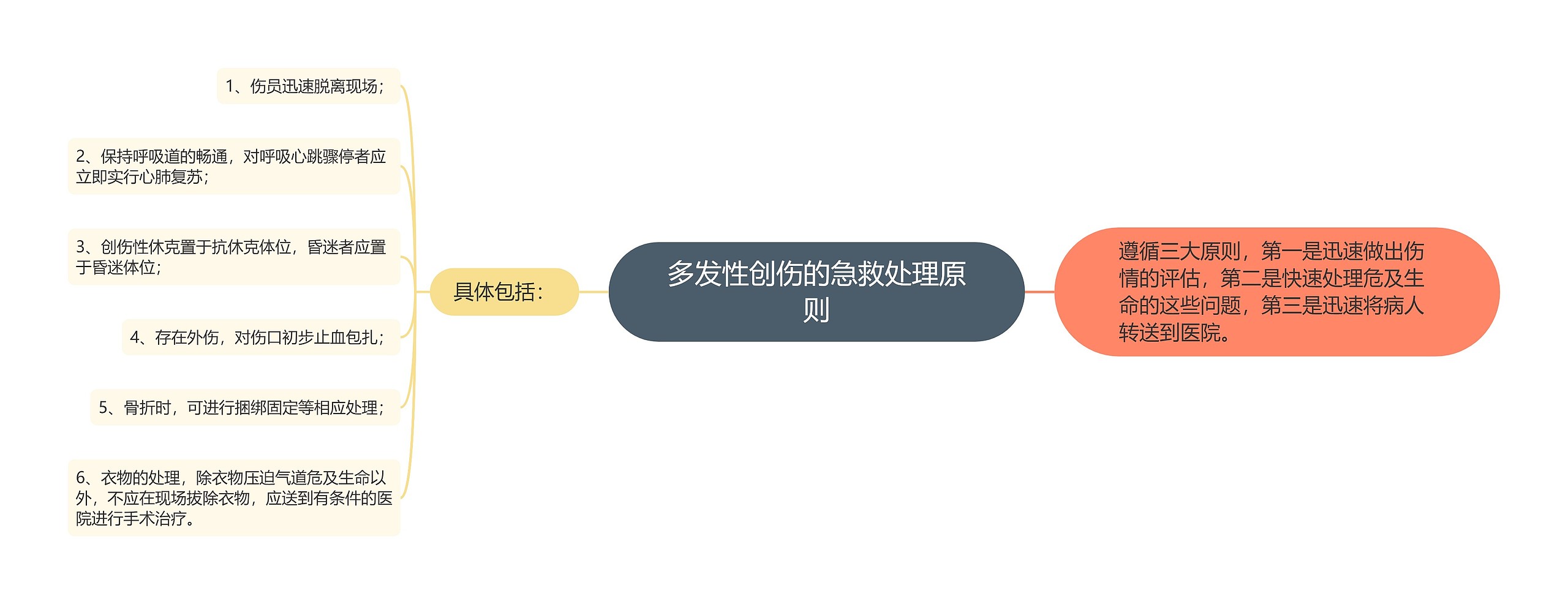 多发性创伤的急救处理原则 多发性创伤的急救处理原则