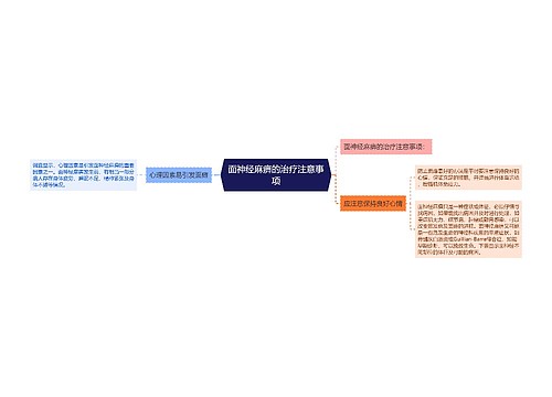 面神经麻痹的治疗注意事项