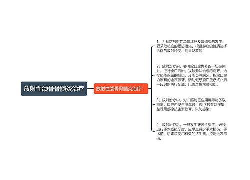 放射性颌骨骨髓炎治疗