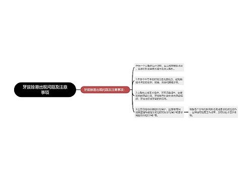 牙拔除易出现问题及注意事项