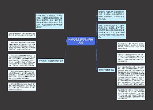 长时间嗑瓜子可增加肾病风险