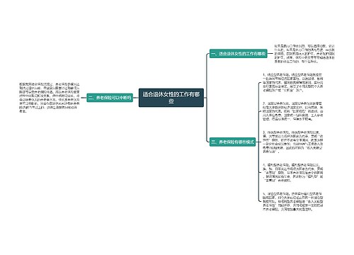 适合退休女性的工作有哪些