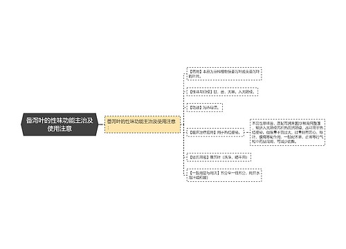 番泻叶的性味功能主治及使用注意