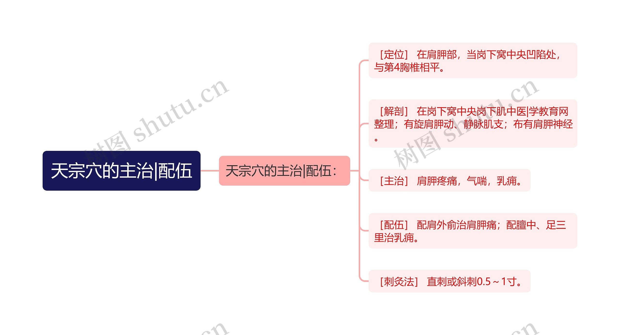 天宗穴的主治|配伍