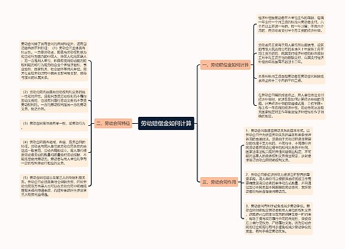 劳动赔偿金如何计算