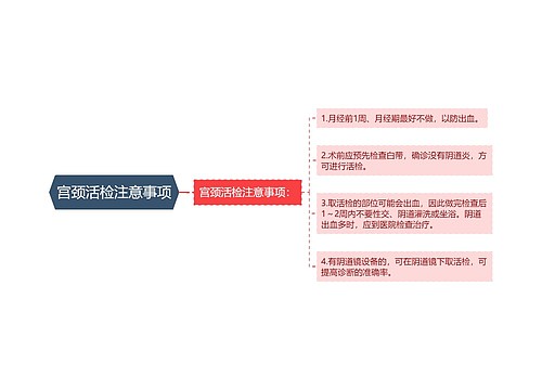 宫颈活检注意事项