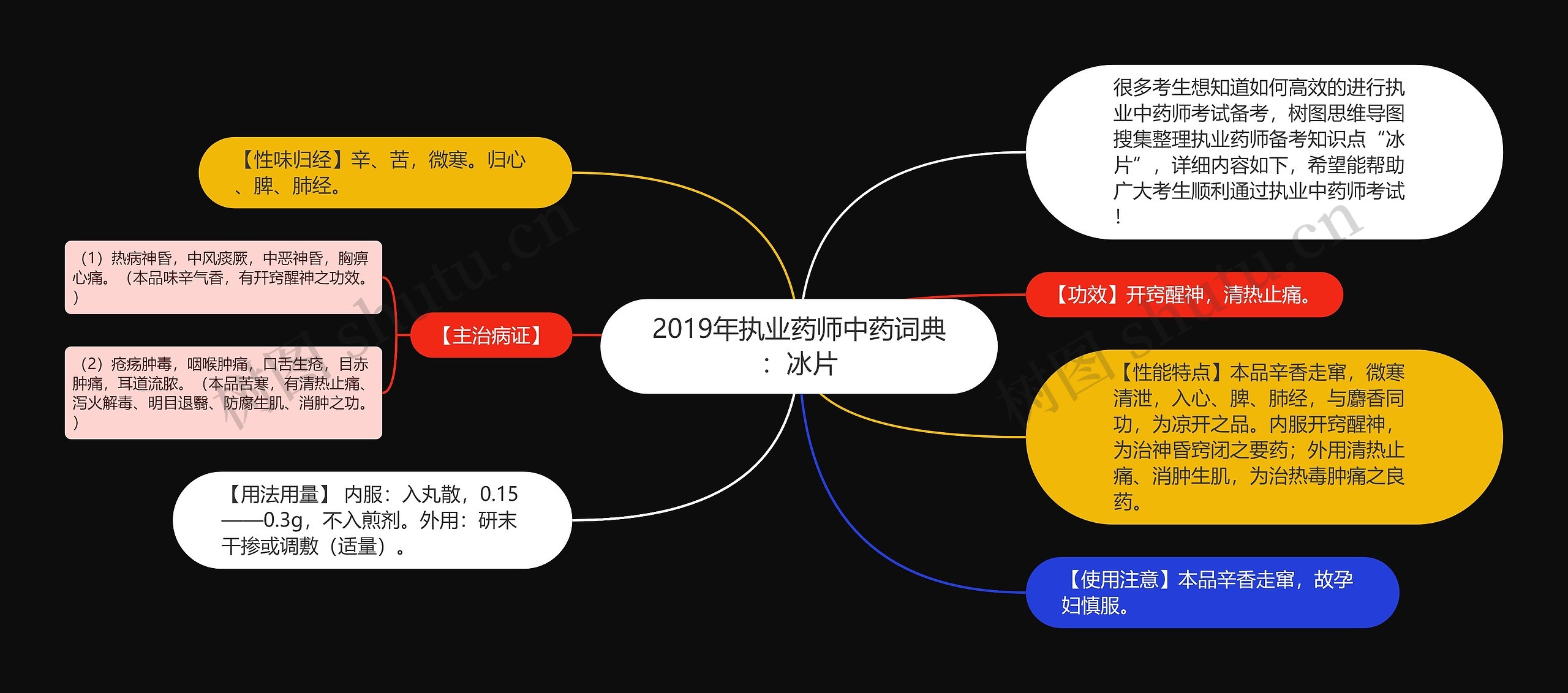 2019年执业药师中药词典：冰片