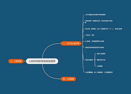 心脏猝死的常见病发原因