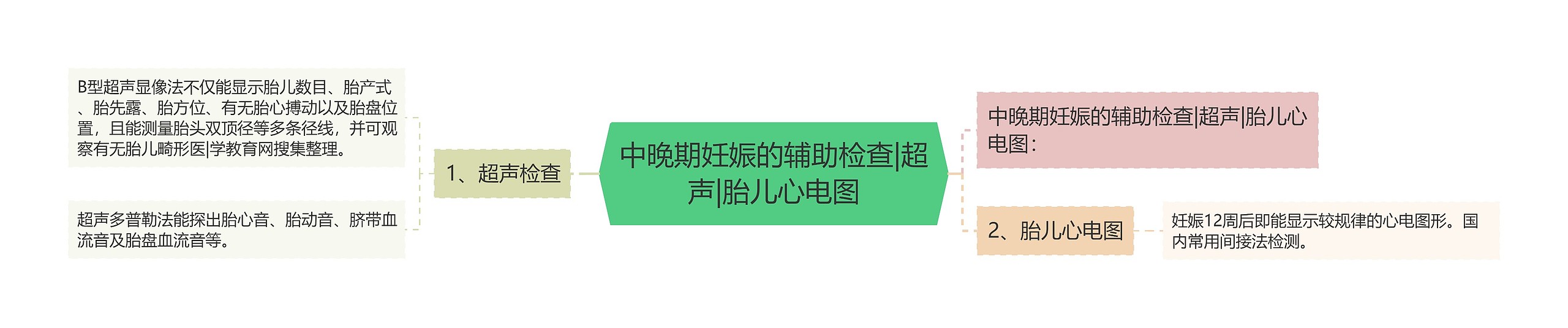 中晚期妊娠的辅助检查|超声|胎儿心电图