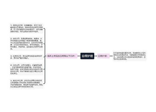 白带护理