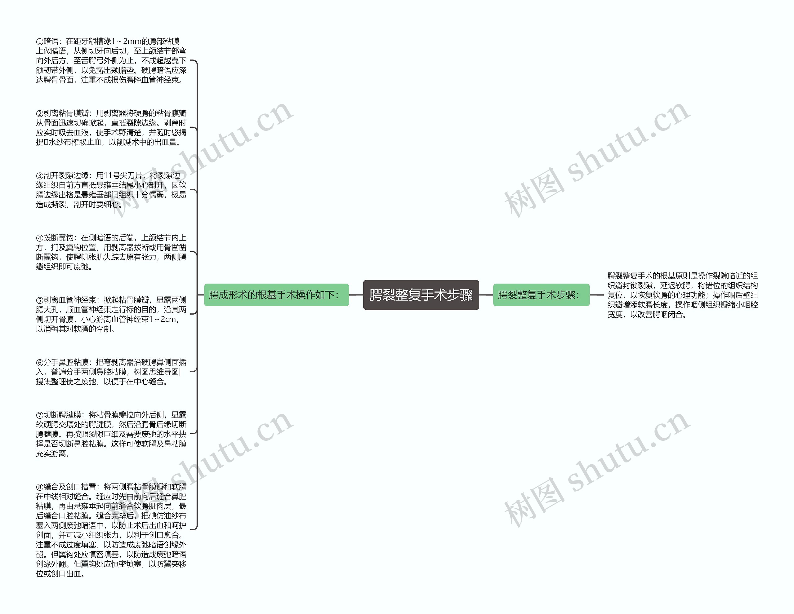 腭裂整复手术步骤