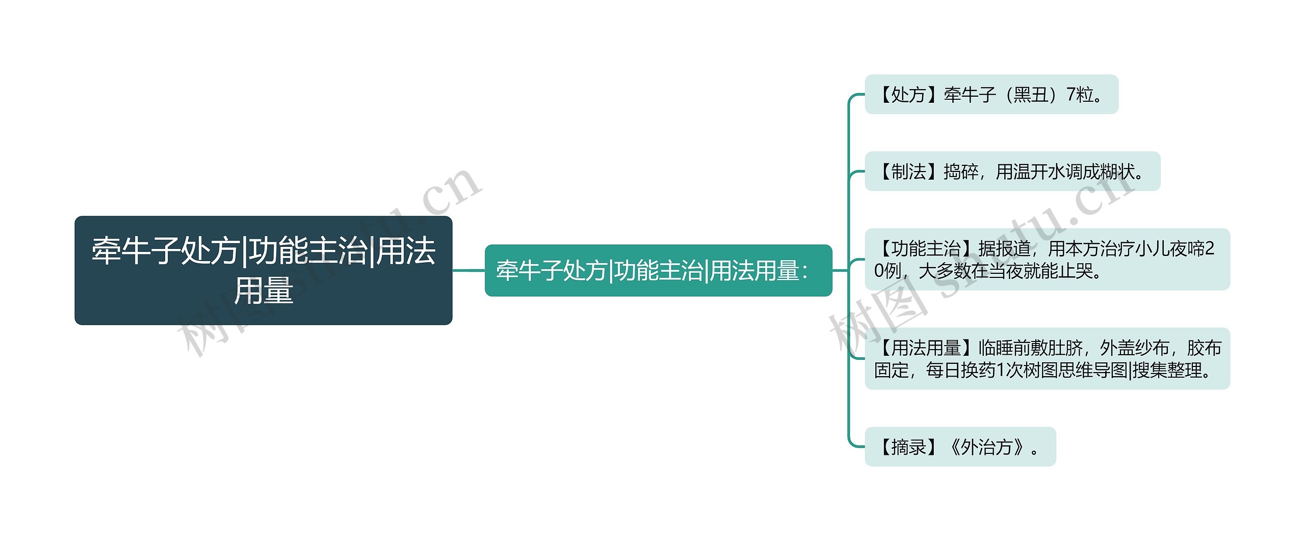 牵牛子处方|功能主治|用法用量