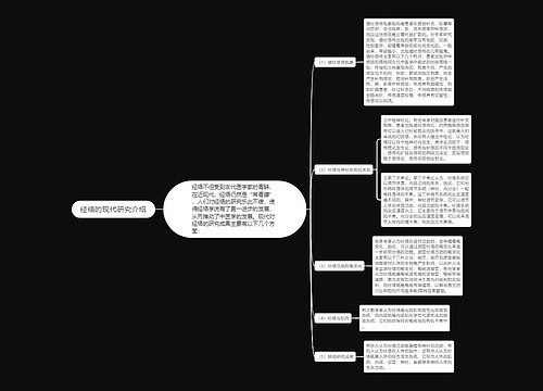 经络的现代研究介绍