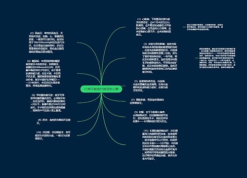 11种不能进行拔牙的人群
