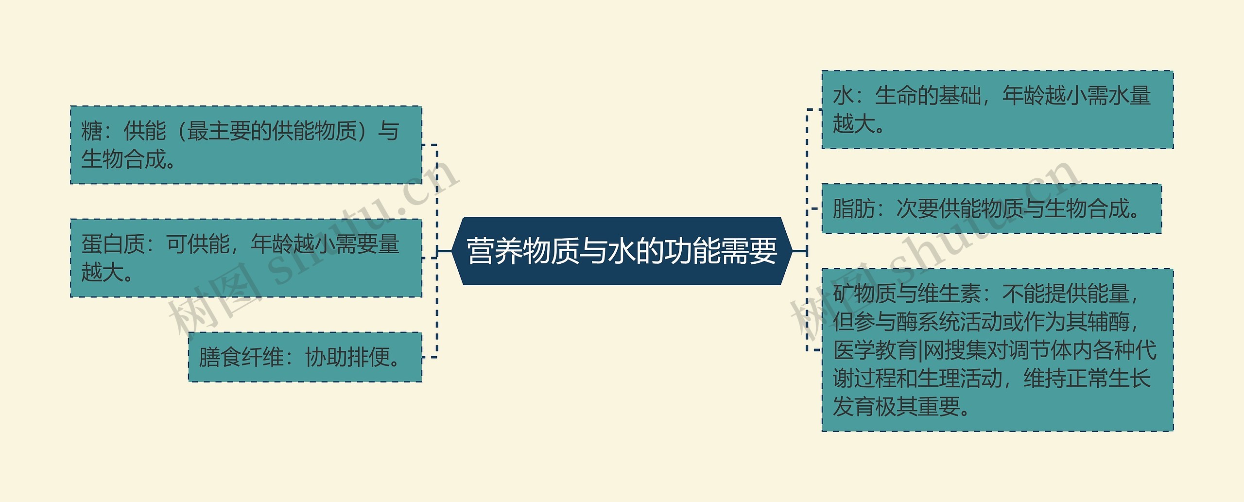 营养物质与水的功能需要 营养物质与水的功能需要
