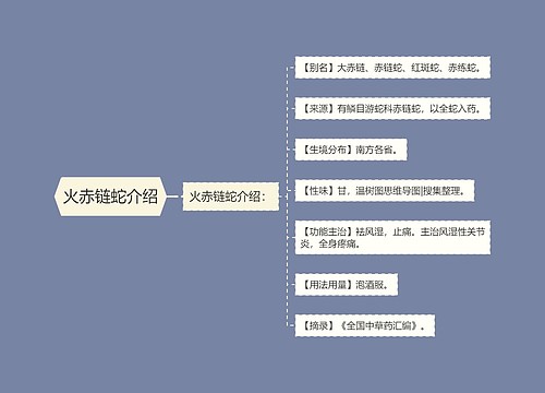 火赤链蛇介绍