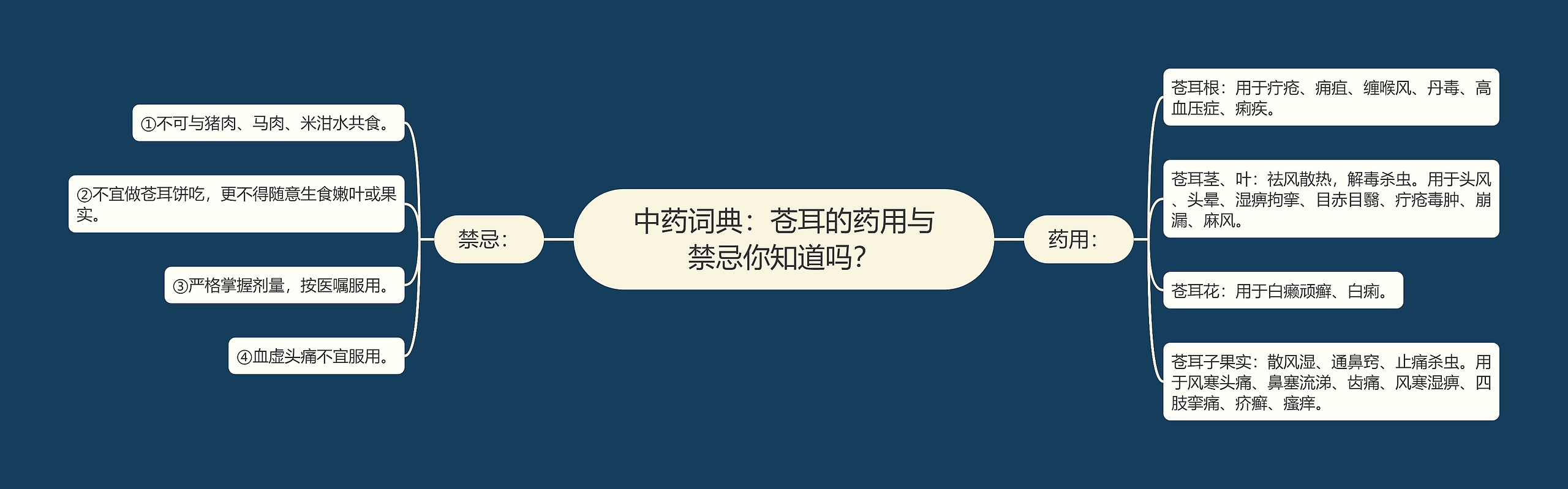 中药词典:苍耳的药用与禁忌你知道吗? 中药词典:苍耳的药用与禁忌你知道吗?