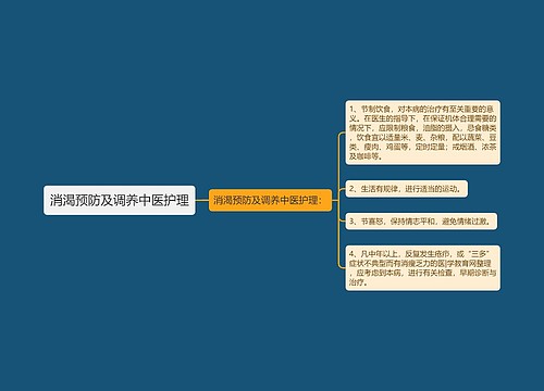消渴预防及调养中医护理