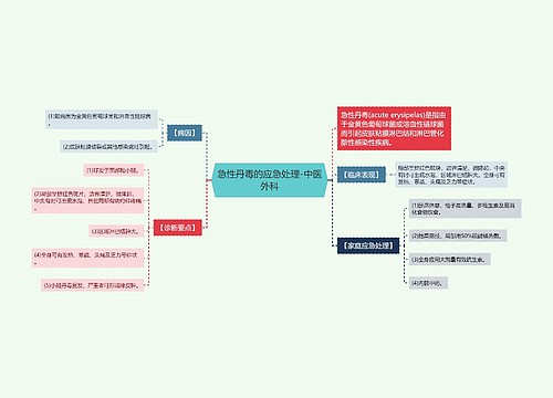 急性丹毒的应急处理-中医外科